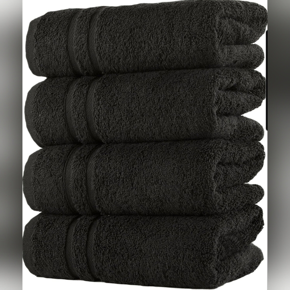 Turkish Other - 4-Piece Turkish Hand Towels Set, 100% Cotton Premium